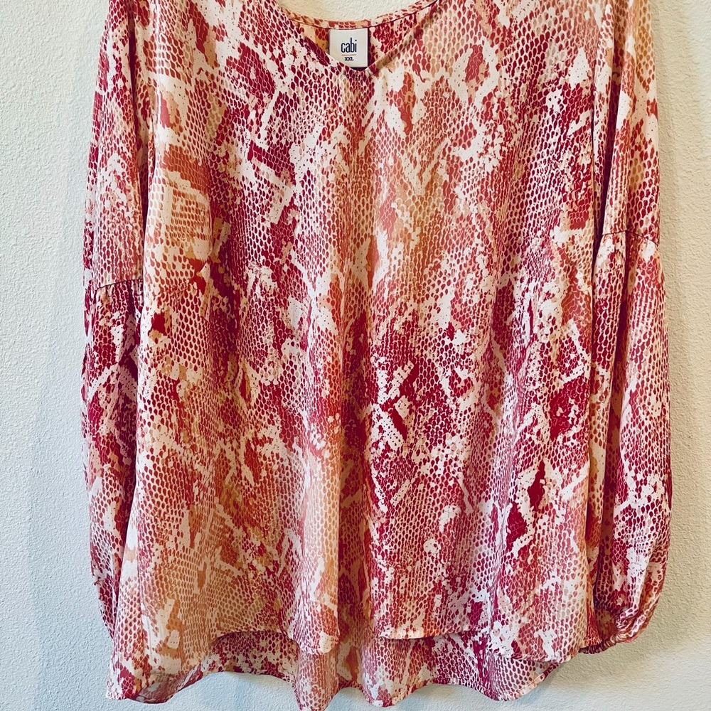 Pink and White Blouse by Cabi